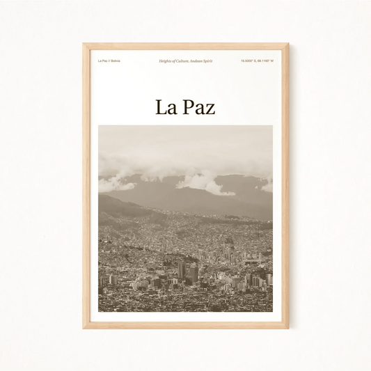 La Paz Essence Poster - The Globe Gallery