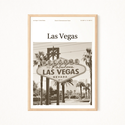 Las Vegas Essence Poster - The Globe Gallery