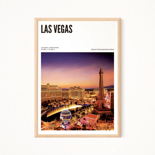 Las Vegas Odyssey Poster - The Globe Gallery