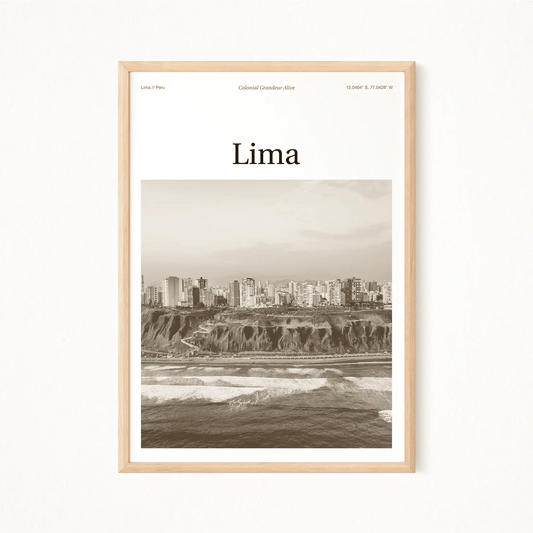 Lima Essence Poster - The Globe Gallery