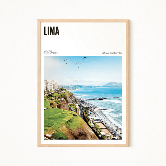 Lima Odyssey Poster - The Globe Gallery