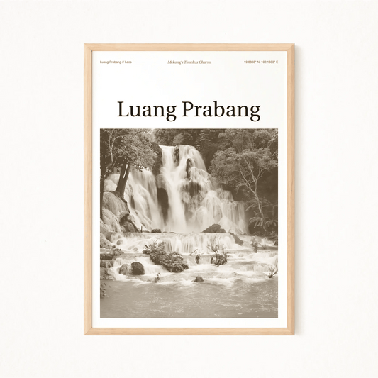 Luang Prabang Essence Poster - The Globe Gallery