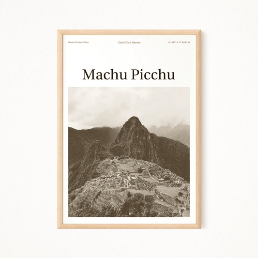 Machu Picchu Essence Poster - The Globe Gallery