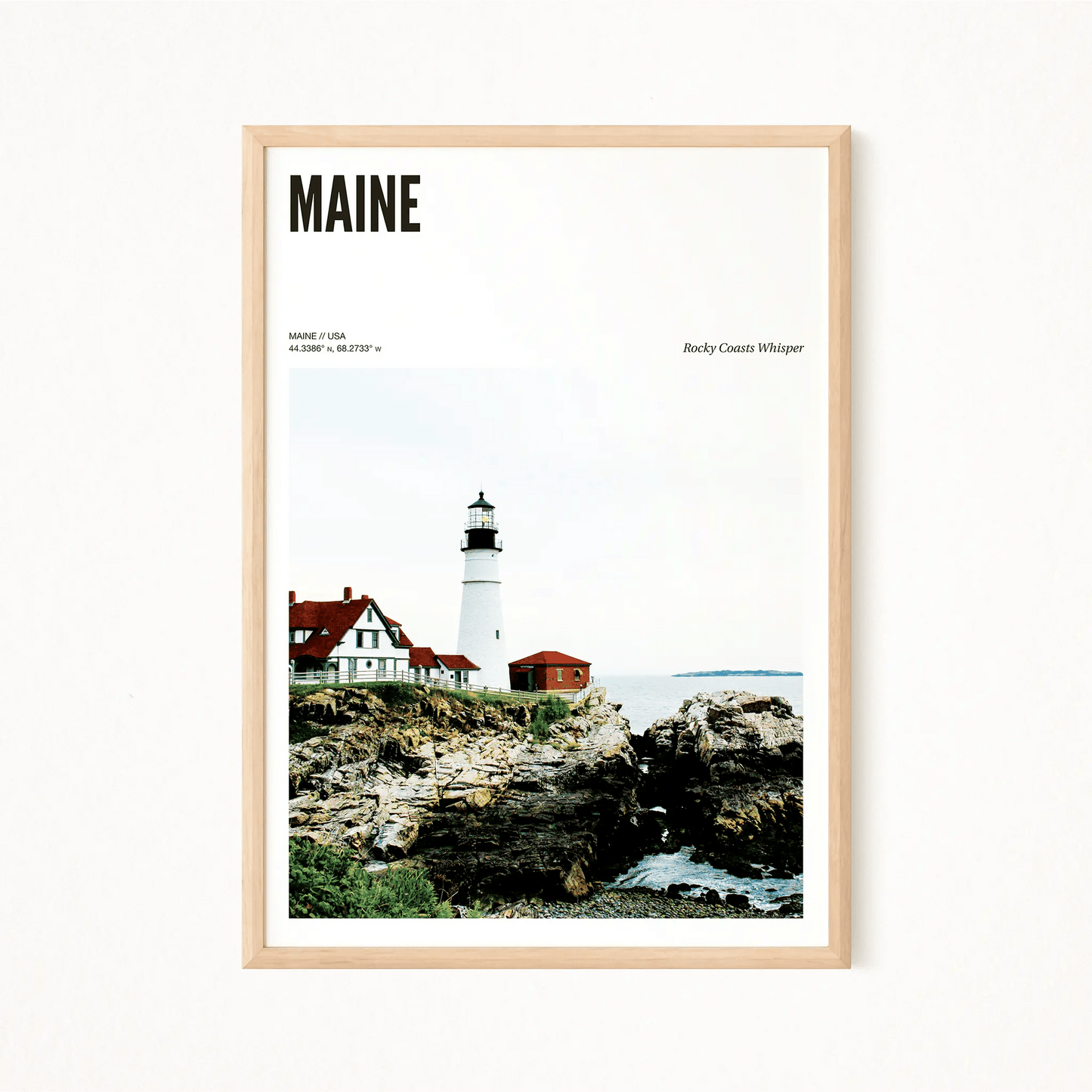Maine Odyssey Poster - The Globe Gallery