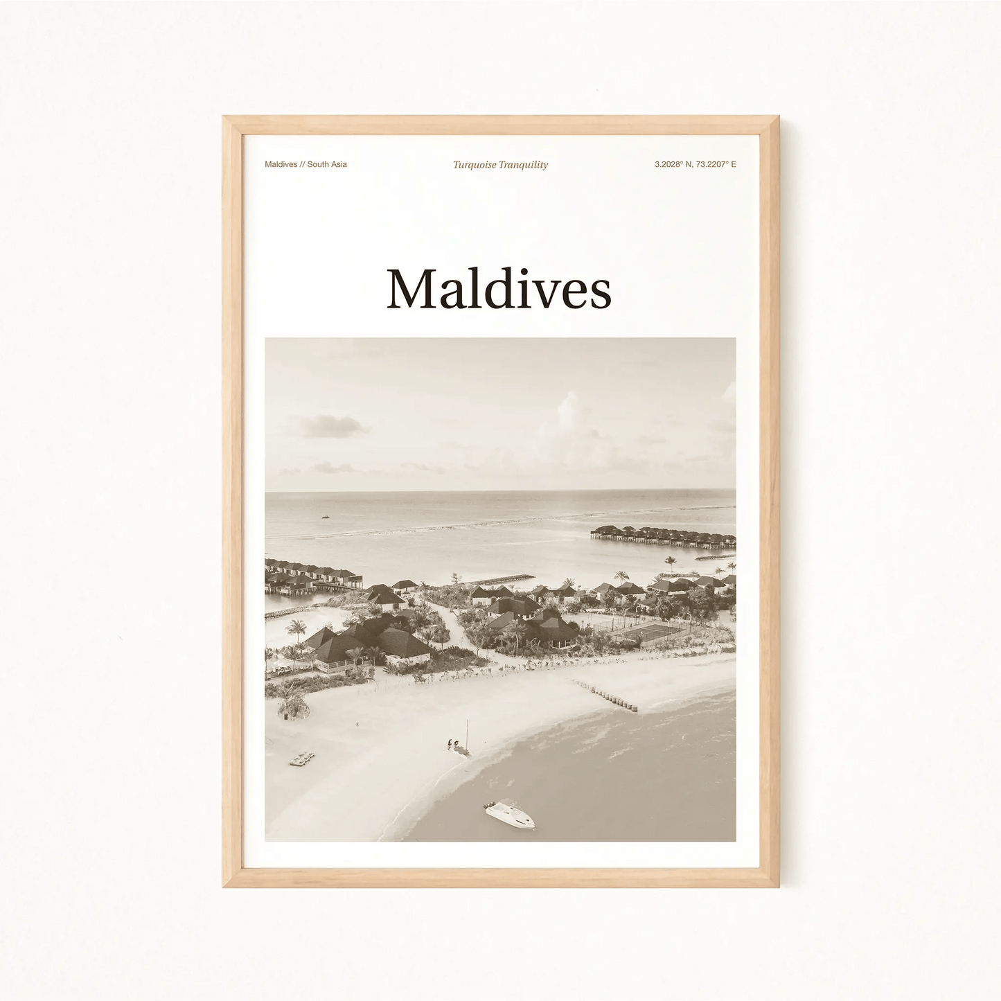 Maldives Essence Poster - The Globe Gallery
