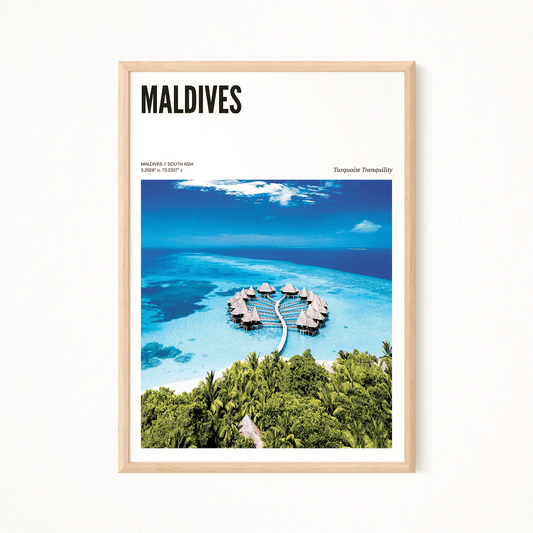 Maldives Odyssey Poster - The Globe Gallery