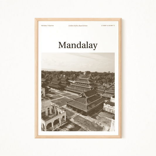Mandalay Essence Poster - The Globe Gallery