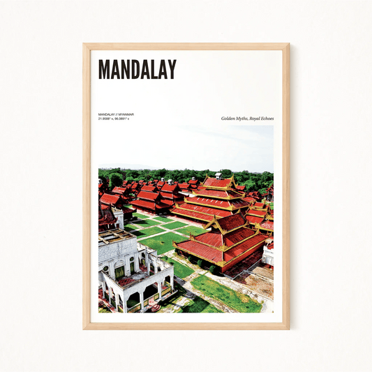 Mandalay Odyssey Poster - The Globe Gallery