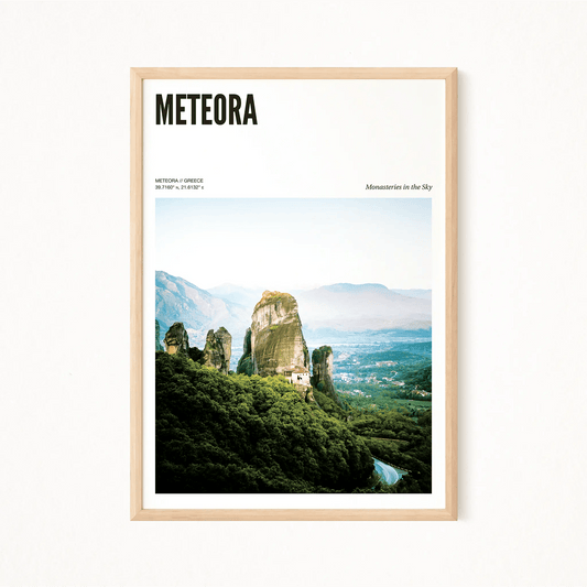 Meteora Odyssey Poster - The Globe Gallery