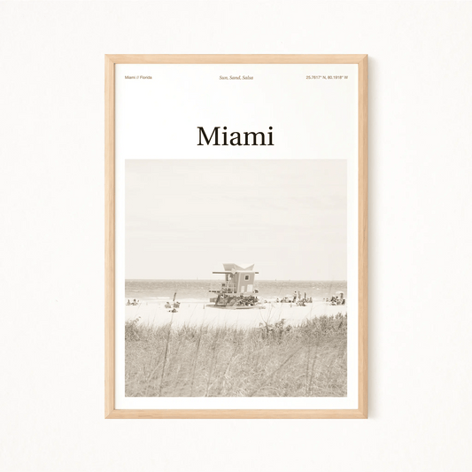 Miami Essence Poster - The Globe Gallery
