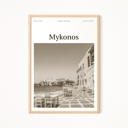 Mykonos Essence Poster - The Globe Gallery