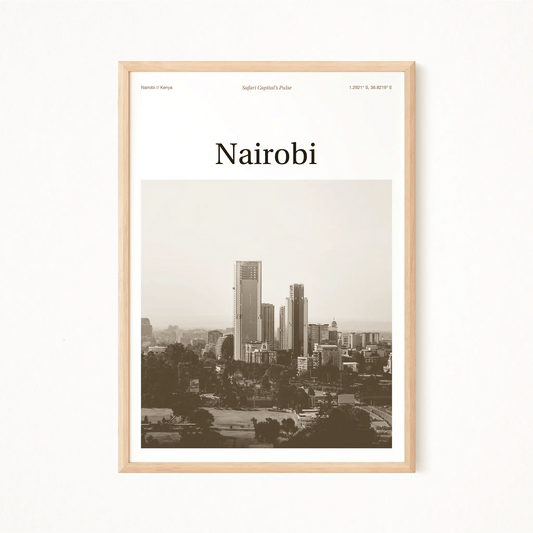 Nairobi Essence Poster - The Globe Gallery
