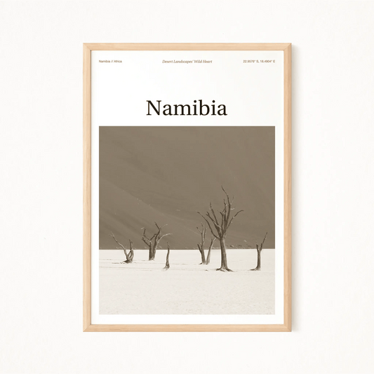 Namibia Essence Poster - The Globe Gallery