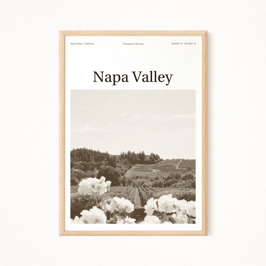Napa Valley Essence Poster - The Globe Gallery