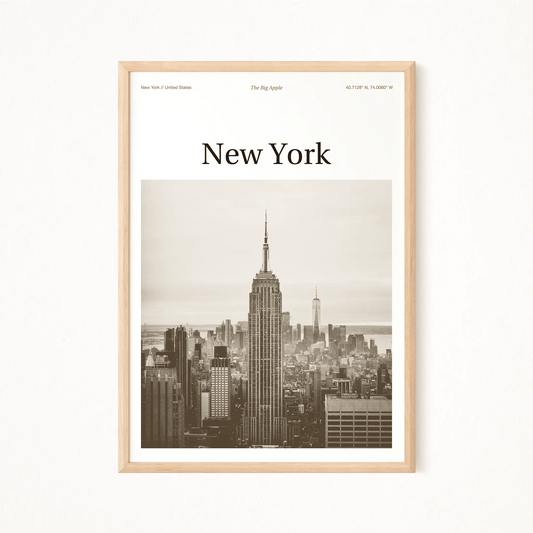 New York Essence Poster - The Globe Gallery