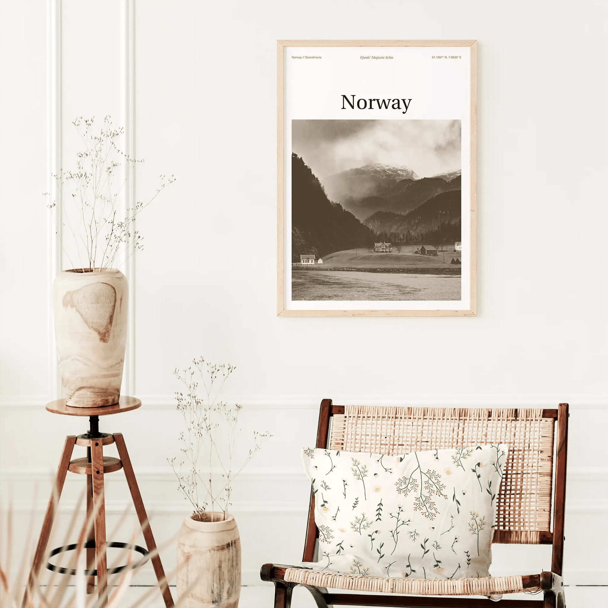 Norway Essence Poster - The Globe Gallery