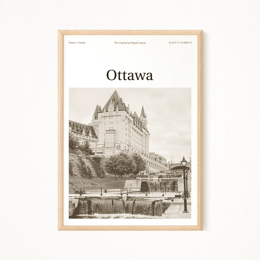 Ottawa Essence Poster - The Globe Gallery