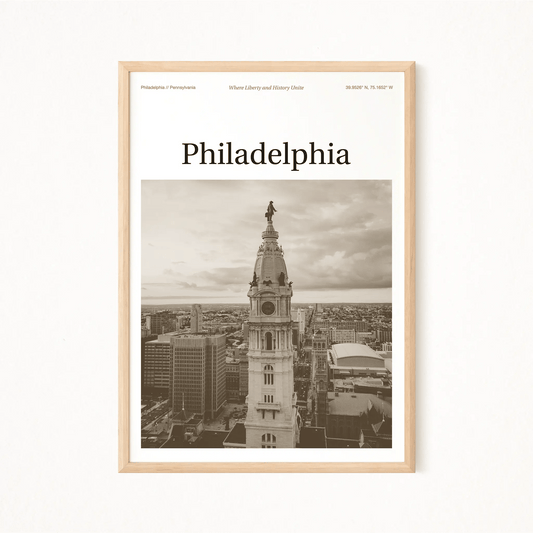 Philadelphia Essence Poster - The Globe Gallery