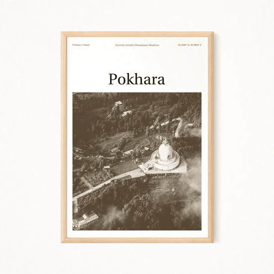 Pokhara Essence Poster - The Globe Gallery