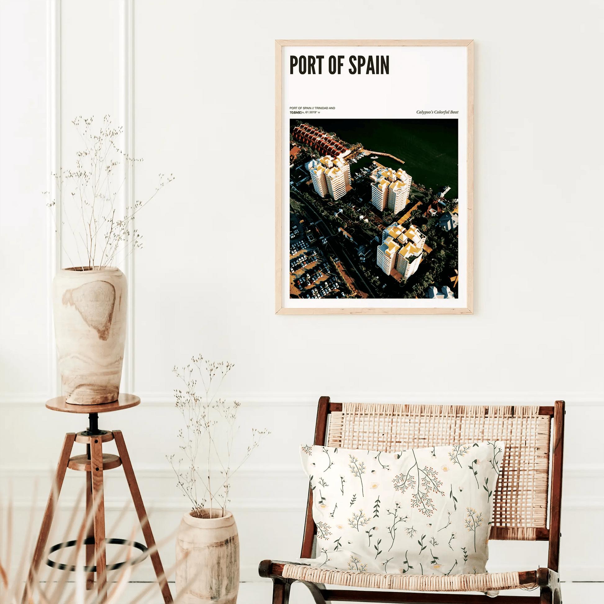 Port of Spain Odyssey Poster - The Globe Gallery