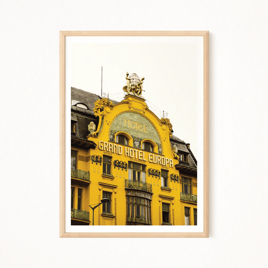 Prague Chromatica Poster - The Globe Gallery
