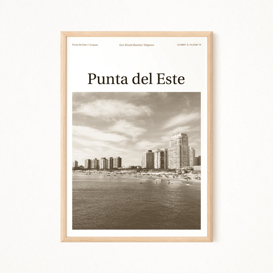 Punta del Este Essence Poster - The Globe Gallery