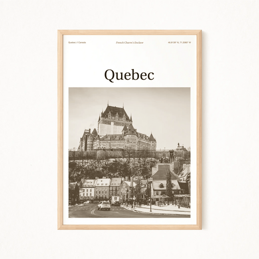 Quebec Essence Poster - The Globe Gallery