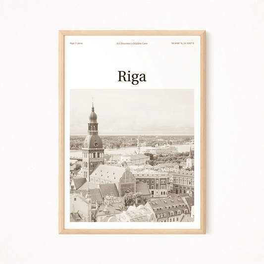Riga Essence Poster - The Globe Gallery