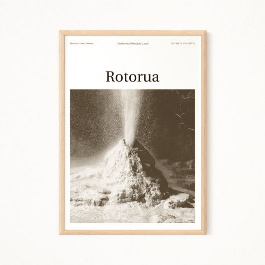 Rotorua Essence Poster - The Globe Gallery