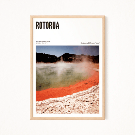 Rotorua Odyssey Poster - The Globe Gallery