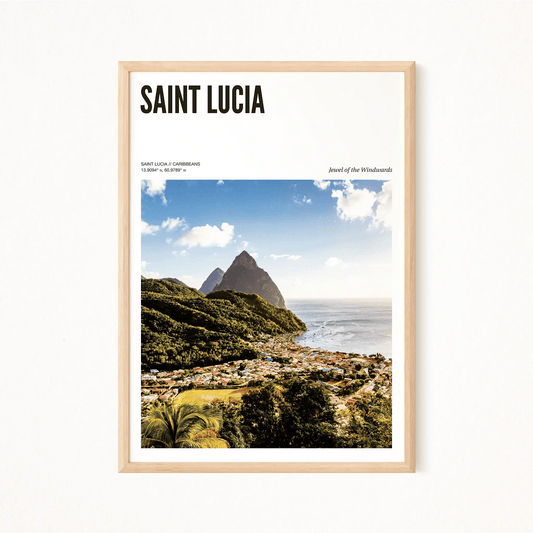 Saint Lucia Odyssey Poster - The Globe Gallery
