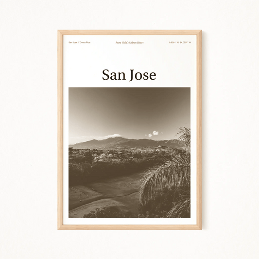 San Jose Essence Poster - The Globe Gallery