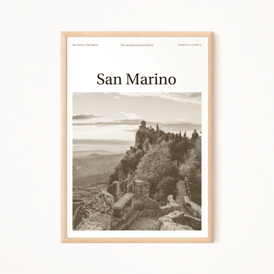 San Marino Essence Poster - The Globe Gallery
