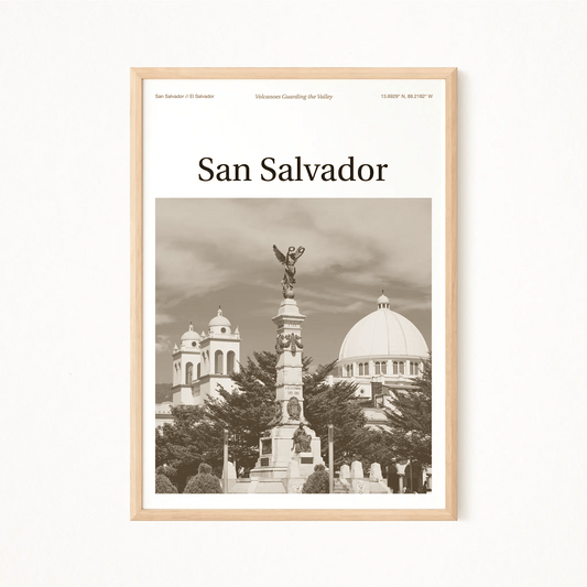 San Salvador Essence Poster - The Globe Gallery