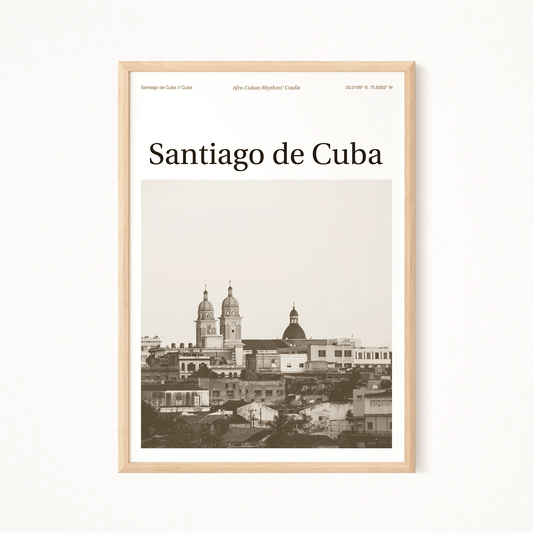 Santiago de Cuba Essence Poster - The Globe Gallery