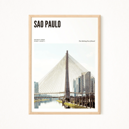 Sao Paulo Odyssey Poster - The Globe Gallery