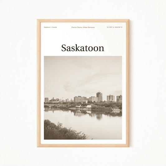 Saskatoon Essence Poster - The Globe Gallery