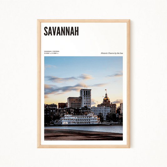 Savannah Odyssey Poster - The Globe Gallery