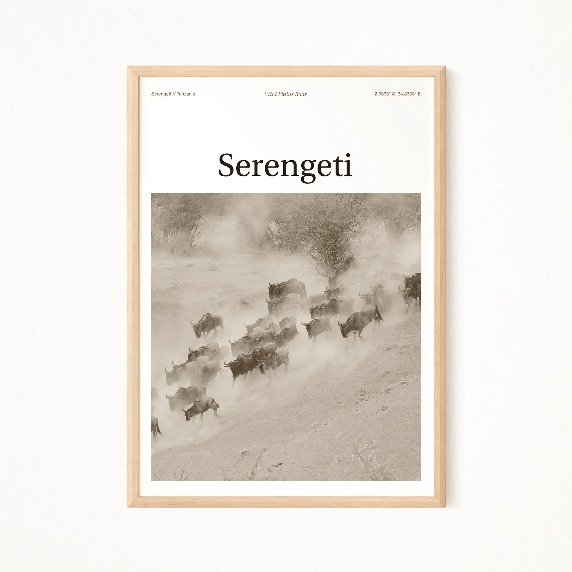 Serengeti Essence Poster - The Globe Gallery