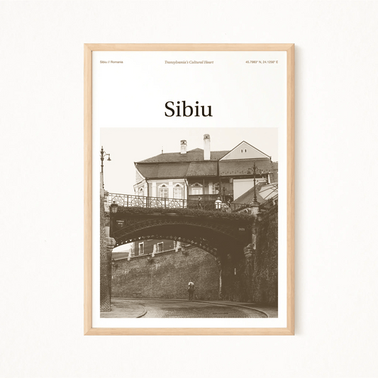 Sibiu Essence Poster - The Globe Gallery