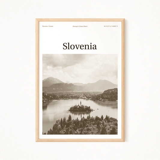 Slovenia Essence Poster - The Globe Gallery