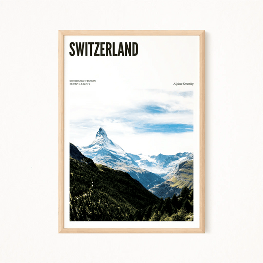 Switzerland Odyssey Poster - The Globe Gallery