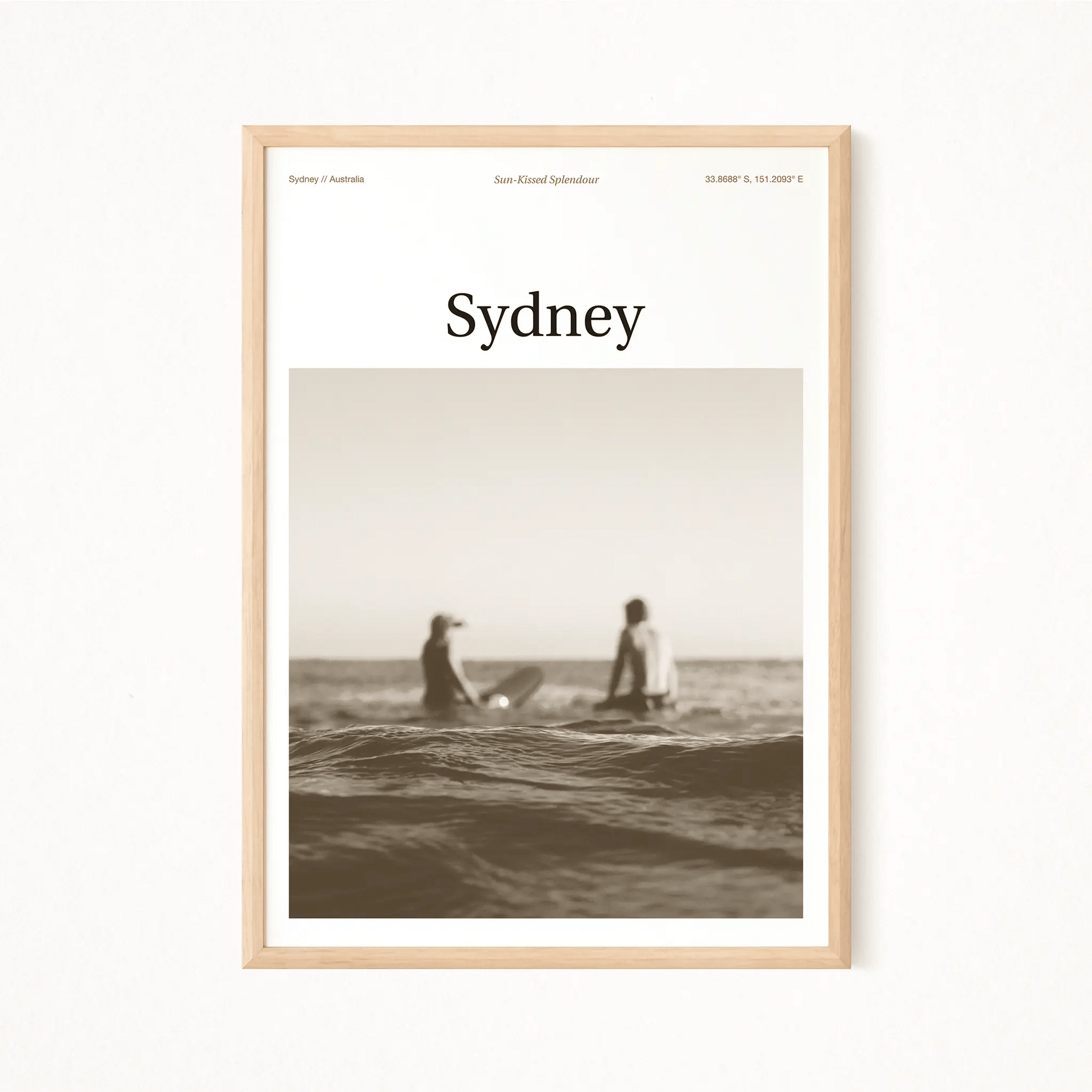 Sydney Essence Poster - The Globe Gallery