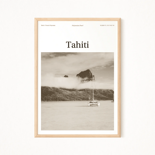 Tahiti Essence Poster - The Globe Gallery
