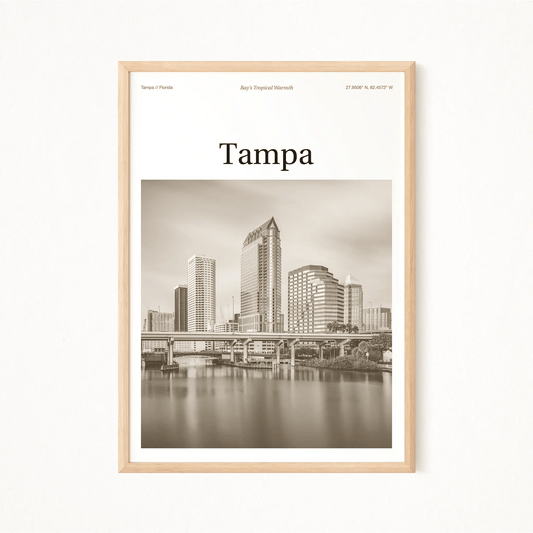 Tampa Essence Poster - The Globe Gallery
