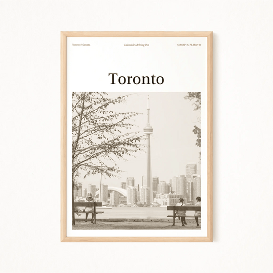Toronto Essence Poster - The Globe Gallery