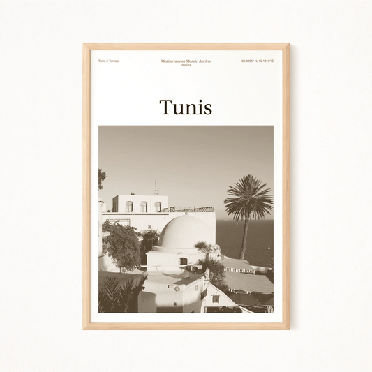 Tunis Essence Poster - The Globe Gallery