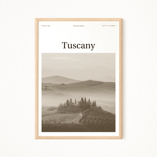 Tuscany Essence Poster - The Globe Gallery