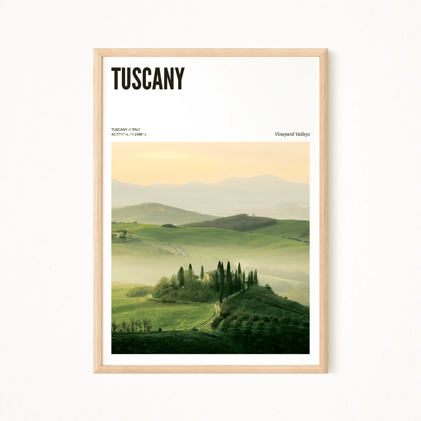 Tuscany Odyssey Poster - The Globe Gallery
