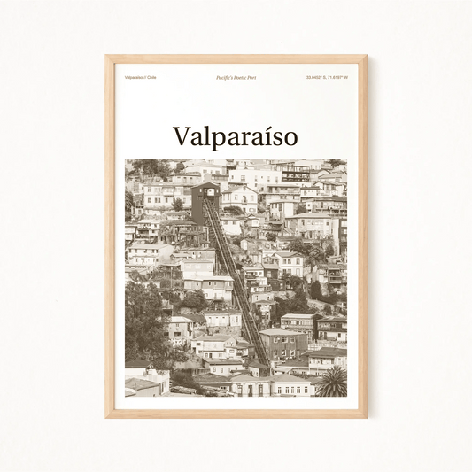 Valparaíso Essence Poster - The Globe Gallery
